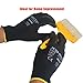 XSHIELD 17-PUG,Polyurethane/Nylon Safety WORK Glove,BLACK,12 Pairs (X-Large)