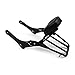 Areyourshop Sissy Bar Backrest with Luggage Rack For Kawasaki Vulcan S 650 VN650 2015-2020