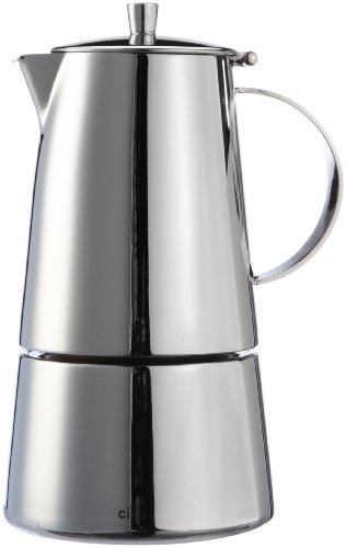 Cilio Espressokocher Treviso 6 Tassen, Edelstahl, Induktion geeignet