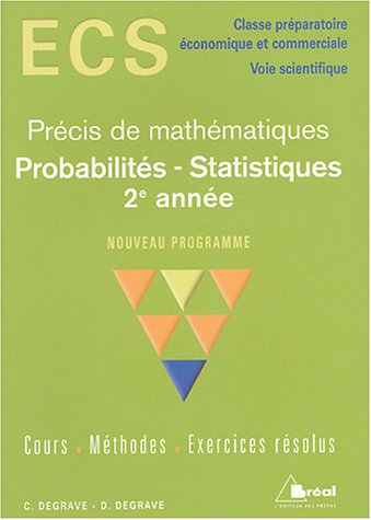 Probabilités, statistiques, 2e année