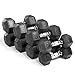 XMark Fitness, Premium Quality, Rubber Coated Hex Dumbbells are Built Tough, Built to Last - Sold in Sets