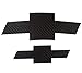 LZLRUN Bowtie Logo Wrap Sticker for Chevy Carbon Fiber Cut-Your-Own Emblem Overlay DIY Decal 4PCS