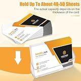 flintronic Transparent Acrylic Business Card Holder 10 Pack 30-50 Cards view 4