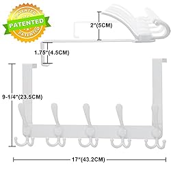 Dseap Over The Door Hook Hanger - 5 Tri