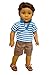 Brittany's My Blue Polo Set Compatible with American Girl Boy Dolls- 18 Inch Boy Doll Clothes - Logan is not Included