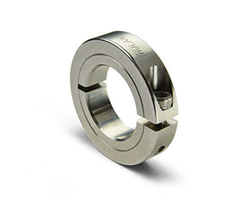 Ruland ENCL25-10MM-SS 303 Stainless Steel Shaft Collar, Thin Line, One Piece, 6 mm Width, 25 mm OD, 10 mm Bore