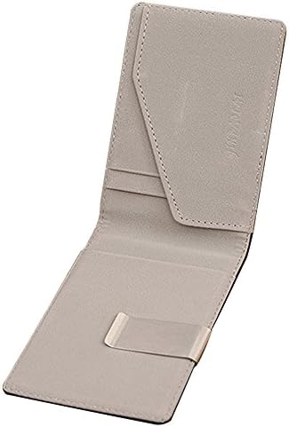 GREY Money Clips Iclip wallet, I clip wallet 2016 High Quality Guarantee Gold Brand Mens pu Leather Magic Credit Card ID Holder Money Clip Wallet 1 Pcs