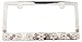 Custom Frames 92859 Multi Color Flowers with Bling License Plate Frame