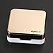 ROSENICE Contact Lens Case Mini Travel Simple Contact Case Container Holder(Luxury Gold)