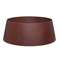 PINE AND PAINT LLC Plastic Christmas Tree Collar (Brown)