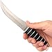 Grand Way Camping Knife - Large Bushcraft Fishing Knife with Sheath -Classic Stainless Steel Fixed Blade Knofe with Pakkawood Handle -Best for Outdoor Survival Hunting -Birthday Gifts for Men FB 516
