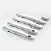 Mirror Chrome Side Door Handle Covers Trims for Toyota Camry Corolla Highlander Matrix Prius RAV4 Solara Yaris 3DR 5DR Hatchback HB 4DR Sedan Scion xA xB xD tC Brand