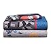 D.I.D. 3 Piece Kids Greay Voltron Twin Sheet Set, Red Blue Robots Bedding Transformers Super Robot Warrior Geometric Gray Shapes Bot, Polyester