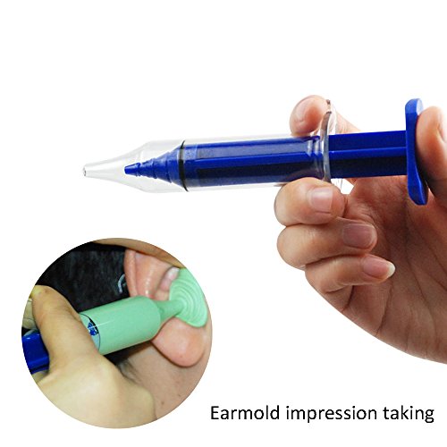 Impression Syringe Injector- Ear Mold Impression Taking for Hearing Aid Dispensers IEM DIY (White) - Thumbnail 3