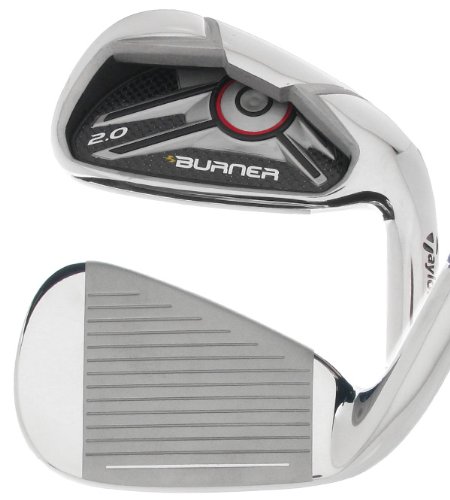 TaylorMade Burner 2.0 #6 Iron, High Polish, Regular Flex, Steel Shaft, Right Hand