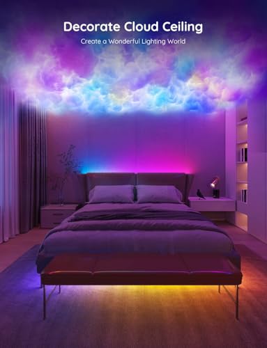 Govee RGBIC LED Strip Light 5M, Smart Lights for Bedroom, Bluetooth LED Strip APP Control, DIY Multiple Colors on One Line, Music Sync [Energy Class G]