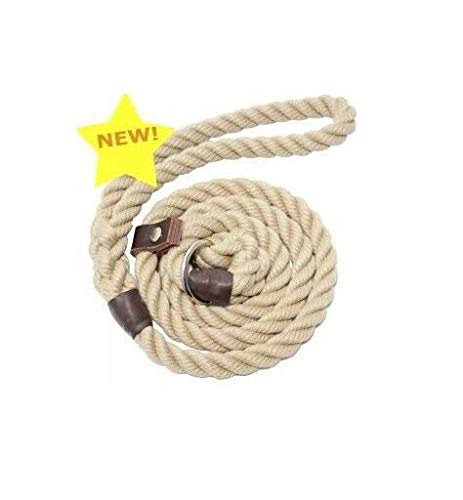 Bisley Dog Lead Natural Rope 10mm 10mm