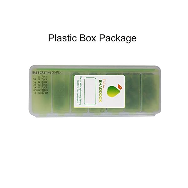 Shaddock-Fishing-54pcsbox-Assorted-BellBass-Casting-Sinker-Weight-Kits-Saltwater-Fishing-Weights-Total-13OZ-in-A-Handy-Box