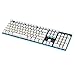 AUKEY Gaming Keyboard, LED Backlit Mechanical Felling Keyboards with 104-key USB Wired Aluminum Plated Keyboards for Mac and PC (Black)thumb 2