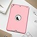 Hocase Dual Layer  Ruggged Hard Rubber Case Apple iPad mini 1 / 2 / 3 - Pink / Grey