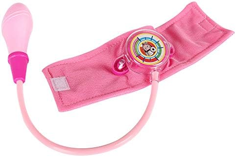 Davcor Moring おもちゃ 子供用 お医者さんごっこ 血圧玩具 血圧計 シミュレーション医療玩具 キャラクター体験 人気 教育玩具 誕生日 お贈り物 プレゼント ピンク