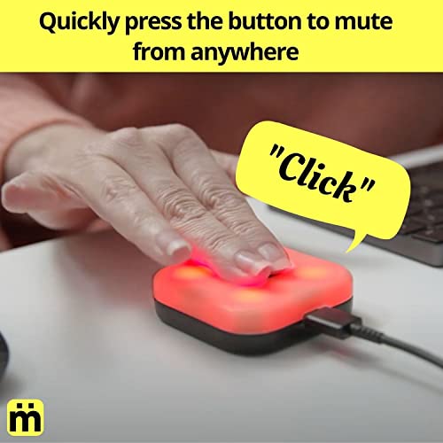 Mutesync USB Mute Button for Zoom, Teams, and Meet. Mac and PC