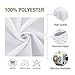 VEEYOO Cloth Napkins - Set of 12 Pieces 17 x 17 Inch Solid Polyester Table Napkins - Soft Washable and Reusable Dinner Napkin for Weddings, Parties, Restaurant (White Napkins Cloth)