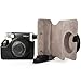 CAIUL Compatible Comprehensive Protection Instant Film Camera Case Bag With Soft PU Leather Material for Fujifilm Instax Wide 300 Camera [Ever Ready Design] (Black)