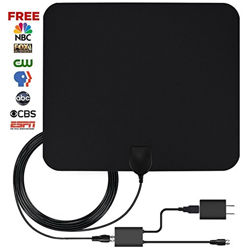 HDTV-AntennaDigital-indoor-TV-antenna50-miles-range-with-Detachable-Signal-Amplifier-Booster-for-1080P-High-ReceptionUSB-Power-Supply-and-10FT-High-Performance-Coax-Cable