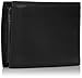 Buxton Men's Emblem Zip Convertible Nappa Lambskin Wallet, Black, One Size