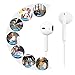 2-Pack Earphones with Microphone, Noise Cancelling Headphones with Volume Control, Running Earbuds for Android Headset