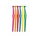 TePe Interdental Brush Angle, Angled Dental Brush for Teeth Cleaning, Pack of 6, 0.40 mm, Extra-Small/Small Gaps, Pink, Size 0