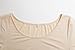 HIMONE Women Handkerchief Hem Long Sleeve Long Tunic Top Solid Beige Large