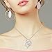 Heart Necklace for Women Pendant - “I Love You to the Moon and Back” Fashion Jewelry - Perfect for Love Gift Birthday Valentines Christmas