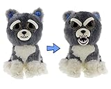 William Mark- Feisty Pets: Sammy Suckerpunch- Adorable 8.5" Plush Stuffed Dog That Turns Feisty With A Squeeze
