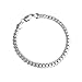 925 Silver Men's Women's Italian 5mm Cuban Curb Link Chain Bangle Bracelet