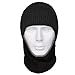 ZPbliss Winter Ski Mask Knit Hat Face Cover Outdoor Stretch Windproof Cap- Best Fleece Cable Face Mask Scarf Skull Warmer for Skiing, Running, Cycling, Jogging, Camping, Motorcycle.