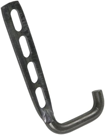 Verocious Motorsports 90 Degree Adjustable Wire Hanger - 1/2" Mild Steel (6-1/2" Long w/ 13/32" x 31/32" Holes)