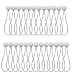 Dreamtop 25 x Ball Bungee Canopy Tarp Tie Down Cord Heavy Duty for Marquees Gazebos Tent
