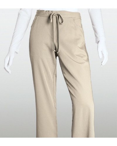 Grey's Anatomy 4232 Tie Front Pant New Khaki L Petite