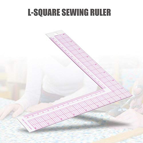 Plastic LSquare Ruler Sewing Measuring 90 Degree Professional Tailor