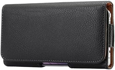 Horizontal PU Leather Belt Clip Case Holster for Sony Xeperia 10 / Huawei P30 Pro/Huawei Mate 20 / Asus ZenFone Max/Blackview Max 1 / BlackBerry Evolve/Elephone P11 / ZTE Blade V10 (Black)