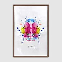 Framed Canvas Wall Art Insect Canvas Prints Home Artwork Decoration for Living Room,Bedroom - 16x24 inches