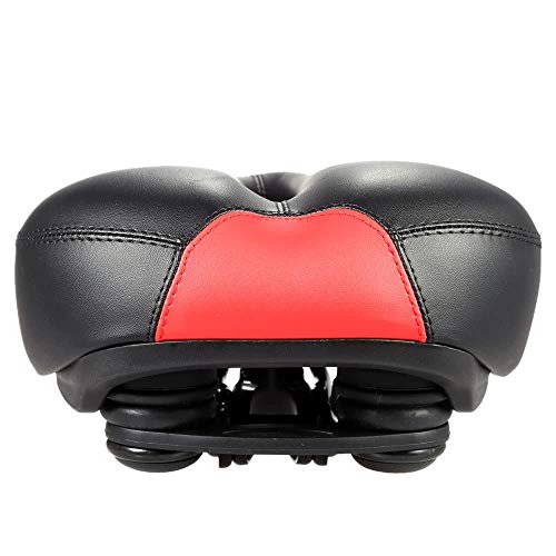 Penghayi Bicycle Soft Silicone Road Bike Bicycle Saddle Hollow MTB Cycling Bike Seat Cushion Cover Pad 10.63" 8.27"(LW) Component (Color : R) - Thumbnail 4