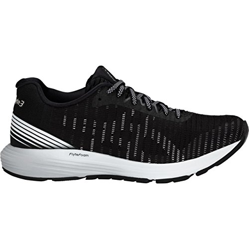 ASICS 1012A002 Women's Dynaflyte 3 Running Shoe, Black/White - 9.5 B(M) US