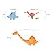 Decowall DW-1505 Dinosaurs Kids Wall Decals Wall Stickers Peel and Stick Removable Wall Stickers for Kids Nursery Bedroom Living Room