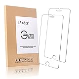 [2-PACK] iPhone 7 Screen Protector(4.7 inch only), iAnder Premium Tempered Glass Screen Protector for iPhone 7 [0.3mm Ultra Clear Scratch Proof High Definition]