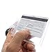 Specialist ID Rigid Fuel Card Holder with Key Ring - Clear Hard Plastic Card Protector Keychain for Fleet, Gas Cards, Company Cars and More - Key Card Holders for Work, Student, or Nurse