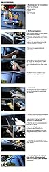 4pcs Tape-On Window Visor Deflector Rain Guard