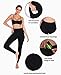 Lingswallow High Waist Yoga Pants – Yoga Pants with Pockets for Women Workout Running, 4 Ways Stretch Yoga Leggings(Black,X-Large)thumb 4